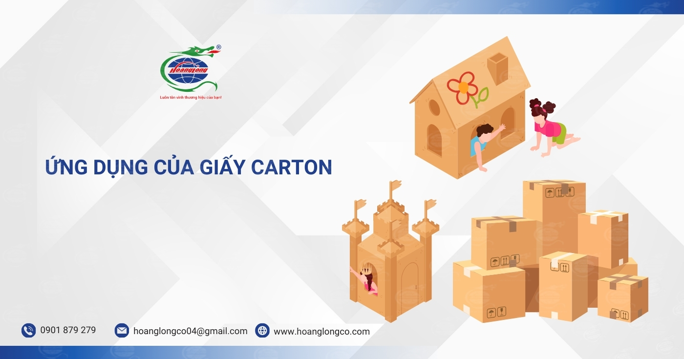 Ứng dụng của giấy carton