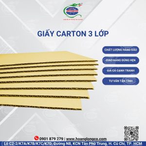 Giấy carton 3 lớp