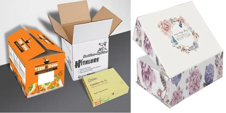 Phân loại thùng carton in offset