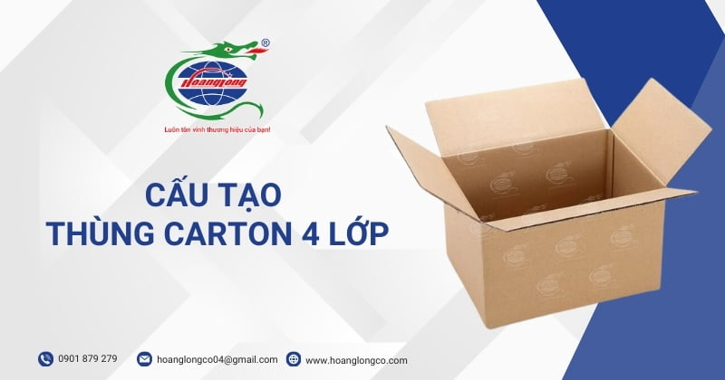 Cấu tạo thùng carton 4 lớp