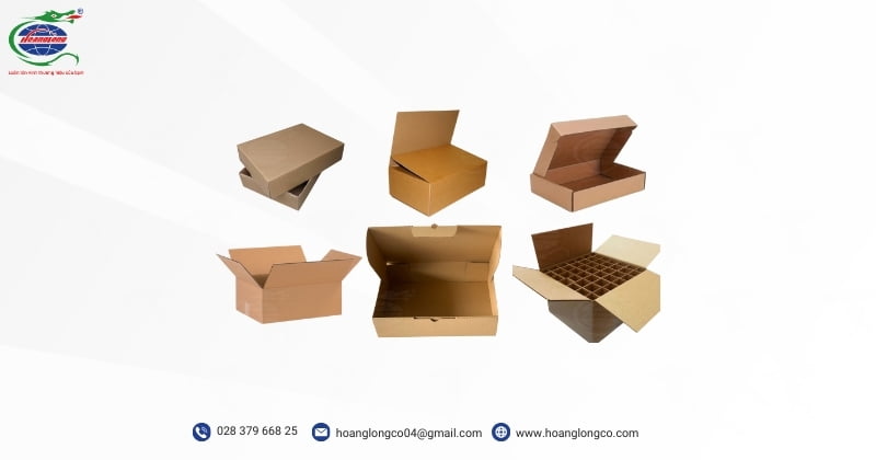 Hình dạng của thùng carton