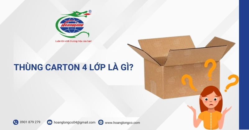 Thùng carton 4 lớp là gì?