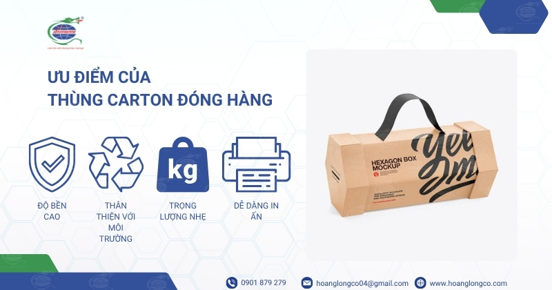 Ưu Điểm Của Thùng Carton Đóng Hàng