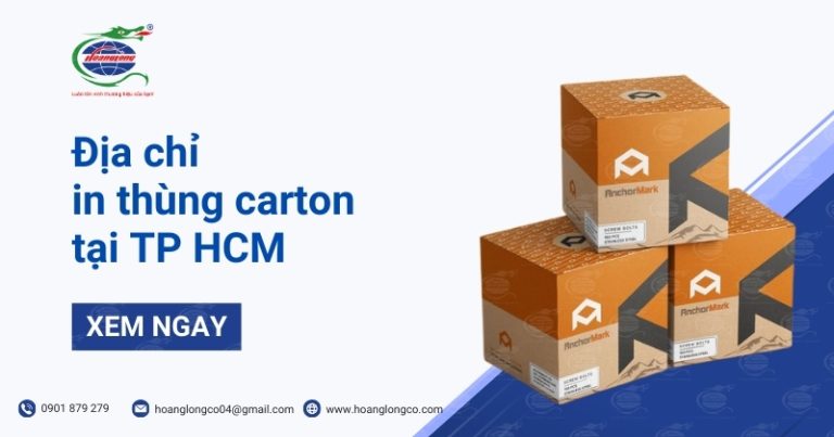 Địa chỉ in thùng carton tại TPHCM