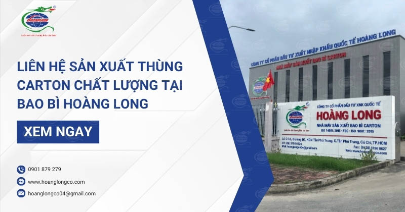 Liên Hệ Sản Xuất Thùng Carton Chất Lượng Tại Bao