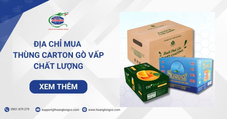 Địa Chỉ Mua Thùng Carton Gò Vấp Chất Lượng