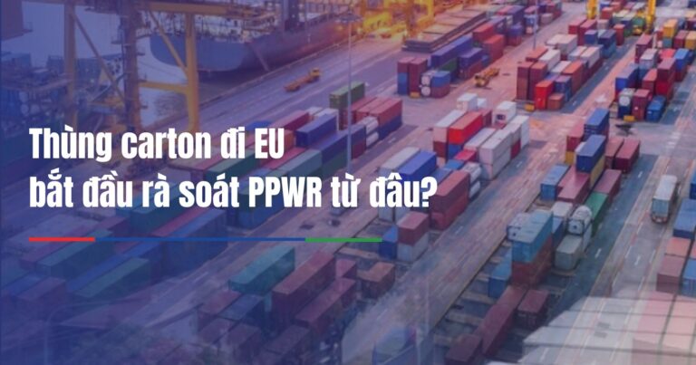 Thùng carton đi EU bắt đầu rà soát PPWR từ đâu